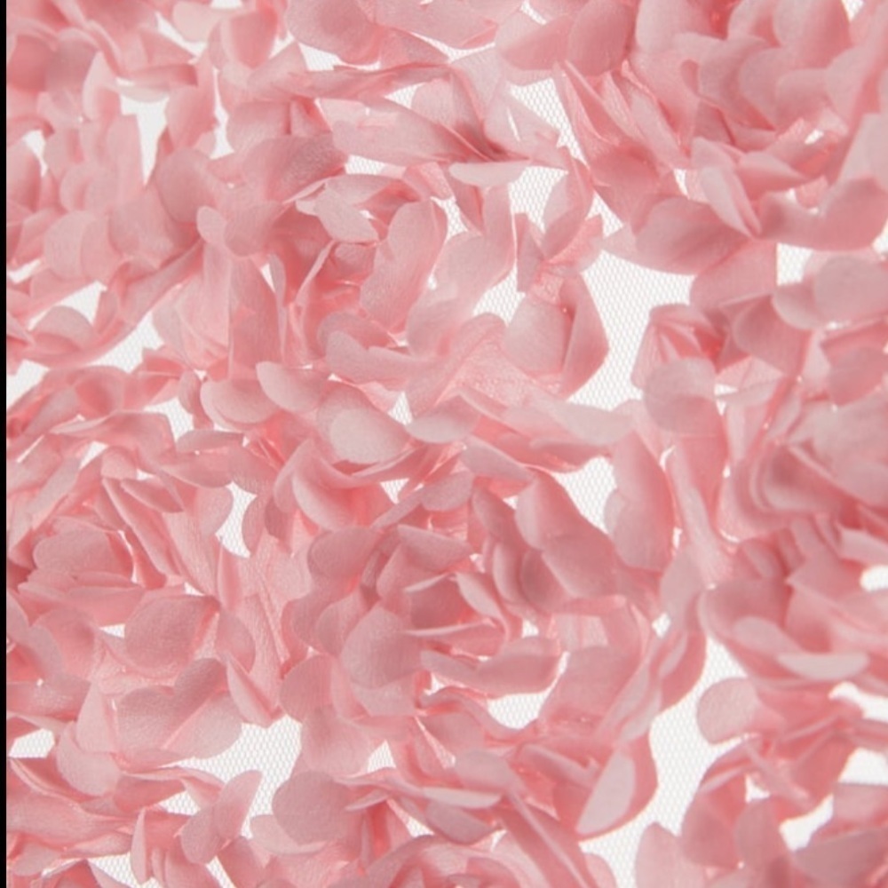 ZARA Floral Textured Coat Pink BNWT - Picture 9 of 11